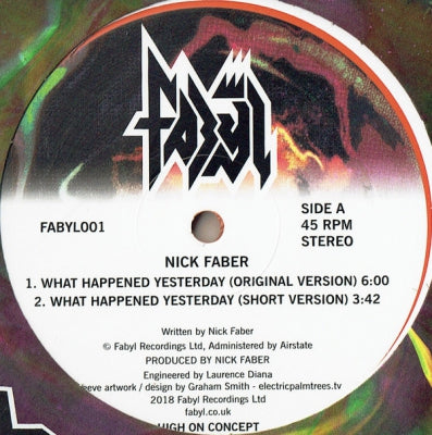 NICK FABER - What Happened Yesterday