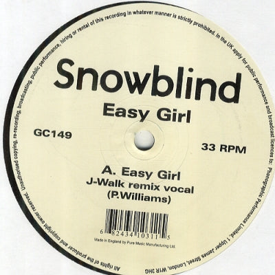 SNOWBLIND - Easy Girl