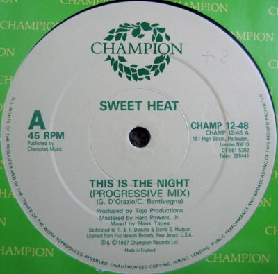 SWEET HEAT - This Is The Night