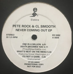 PETE ROCK and CL SMOOTH - Never Coming Out EP