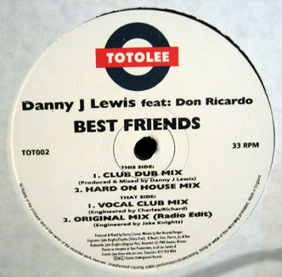 DANNY J LEWIS FEAT. DON RICARDO - Best Friends
