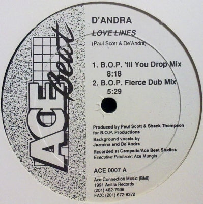 D'ANDRA - Love Lines