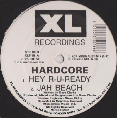 HARDCORE - Hey R-U-Ready / Jah Beach / United Nation