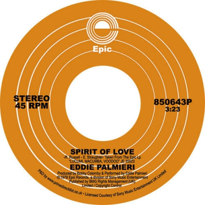 EDDIE PALMIERI - Spirit Of Love