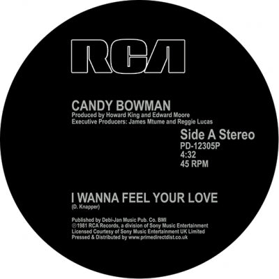 CANDY BOWMAN - I Wanna Feel Your Love