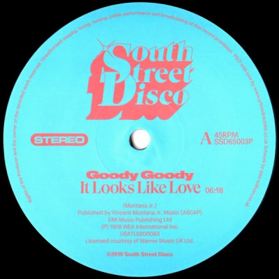 GOODY GOODY - It Looks Like Love