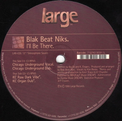 BLAK BEAT NIKS - I'll Be There