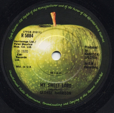 GEORGE HARRISON - My Sweet Lord / What Is Life