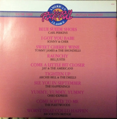 VARIOUS ARTISTS - American Rock 'N' Roll Classics Volume Three