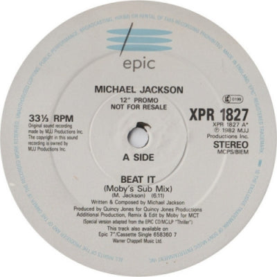 MICHAEL JACKSON - Beat It / Wanna Be Startin' Somethin'