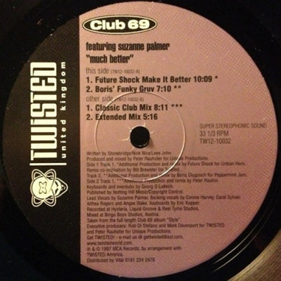 CLUB 69 FEATURING SUZANNE PALMER - Much Better
