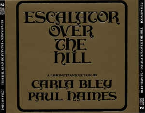 CARLA BLEY & PAUL HAINES - Escalator Over The Hill