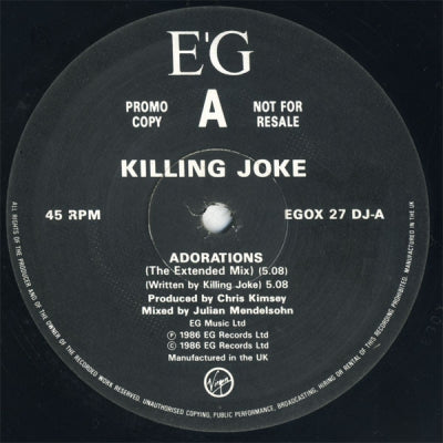 KILLING JOKE - Adorations