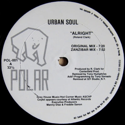 URBAN SOUL - Alright