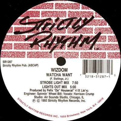 WIZDOM - Watcha Want / Sofie Bloo