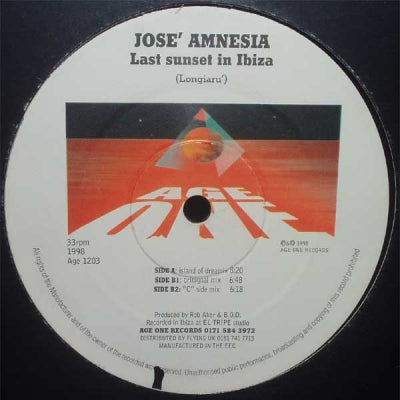JOSE' AMNESIA - Last Sunset In Ibiza