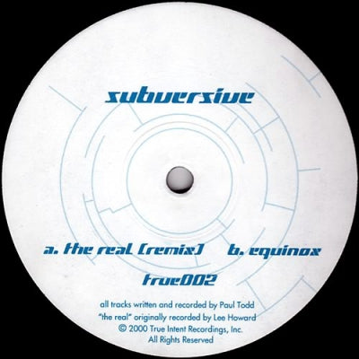SUBVERSIVE - The Real (Remix) / Equinox