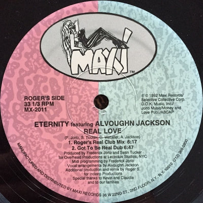 ETERNITY FEATURING ALVOUGHN JACKSON - Real Love