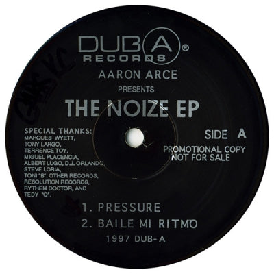 AARON ARCE - The Noize EP