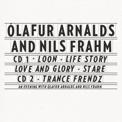 ÓLAFUR ARNALDS AND NILS FRAHM - Collaborative Works