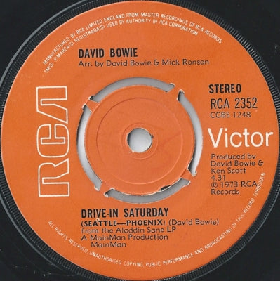 DAVID BOWIE - Drive-In Saturday / Round And Round