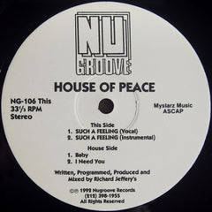 HOUSE OF PEACE - Such A Feeling