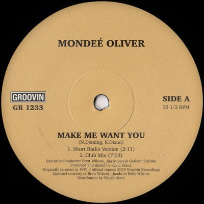 MONDEE OLIVER - Make Me Want You