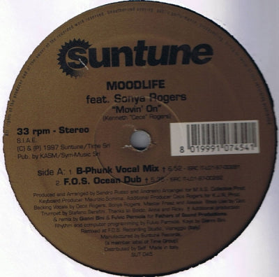 MOODLIFE FEATURING SONYA ROGERS - Movin' On