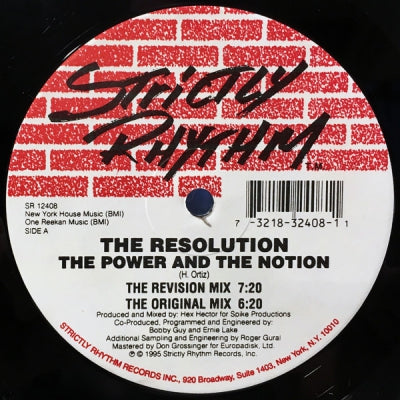 HEX HECTOR PRESENTS THE RESOLUTION - The Power And The Notion / I Want U All Over Me