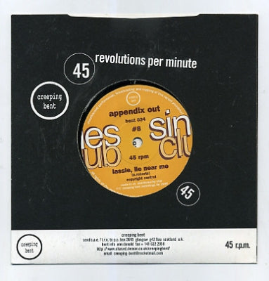 APPENDIX OUT / POLICECAT - Singles Club #8: Lassie Lie Near Me / Dark Holiday