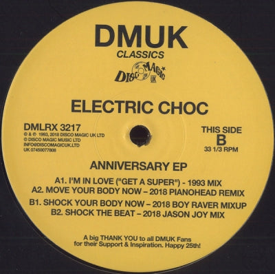 ELECTRIC CHOC - Anniversary EP