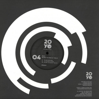REGIS - Beyond The Reach Of Time EP - 20 Y EPM (20 Years Of Music) 04