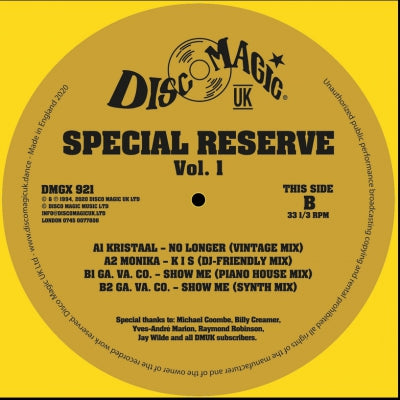 KRISTAAL / GAVACO / MONIKA - Special Reserve Vol.1