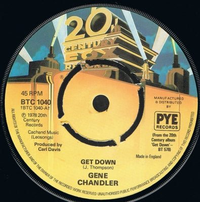 GENE CHANDLER - Get Down