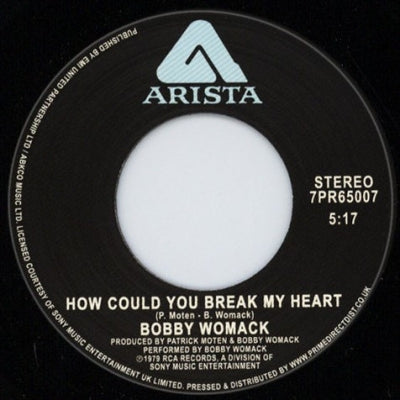 BOBBY WOMACK - How Could You Break My Heart / Give It Up / The Roots In Me