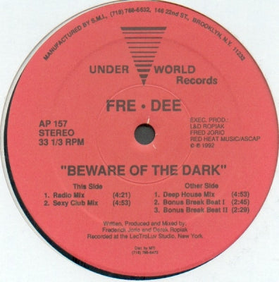 FRE • DEE - Beware Of The Dark