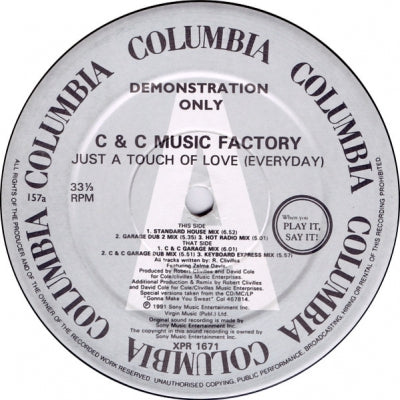 C & C MUSIC FACTORY - Just A Touch Of Love