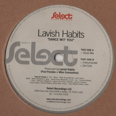 LAVISH HABITS - Dance Wit' You