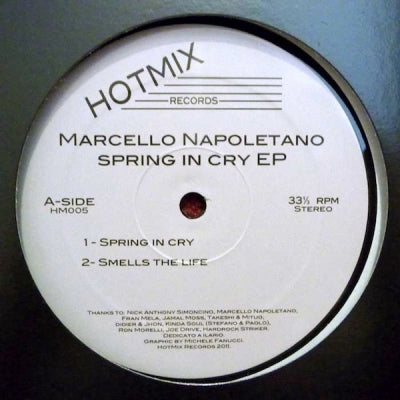 MARCELLO NAPOLETANO - Spring In Cry EP