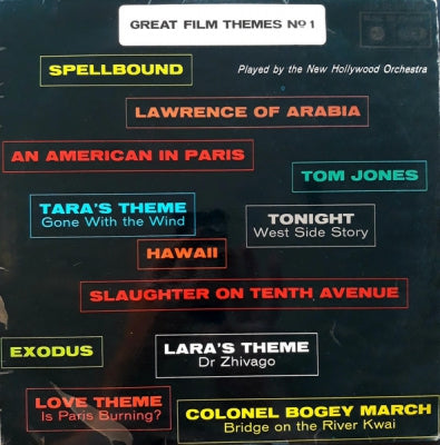NEW HOLLYWOOD ORCHESTRA - Great Film Themes No. 1