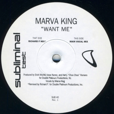 MARVA KING - Want Me
