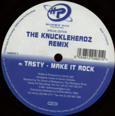 TASTY / HONEY POT PEOPLE - Make It Rock / Make Some Noise (Remixes)