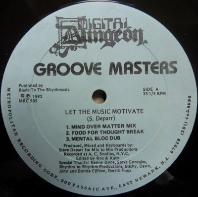 GROOVE MASTERS - Let The Music Motivate