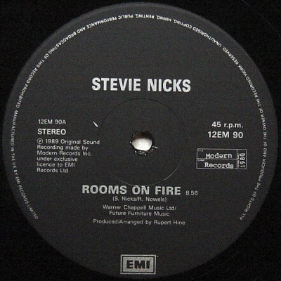 STEVIE NICKS - Rooms On Fire