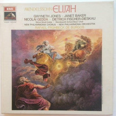 MENDELSSOHN / GWYNETH JONES / JANET BAKER / NICOLAI GEDDA / DIETRICH FISCHER-DIESKAU / SIMON WOOLF / - Elijah