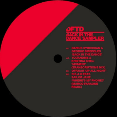 VARIOUS - Back In The Dance Sampler