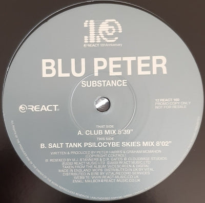 BLU PETER - Substance