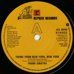 FRANK SINATRA - Theme From New York, New York / That's What God Looks Like To Me