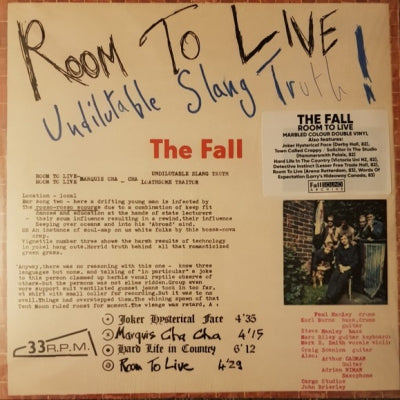 THE FALL - Room To Live
