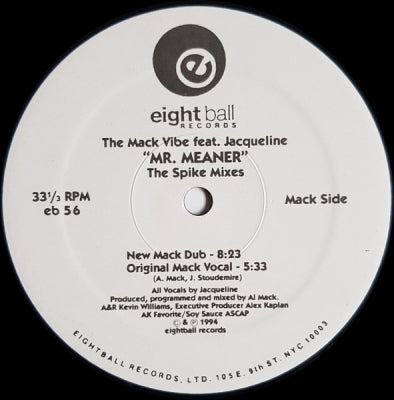THE MACK VIBE - Mr. Meaner (The Spike Mixes)